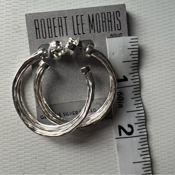 Robert Lee Morris Hoop Earings - Picture 4 of 4